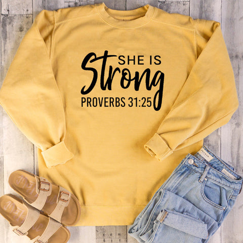 She is Strong Sweatshirt