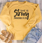 She is Strong Sweatshirt