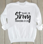 She is Strong Sweatshirt